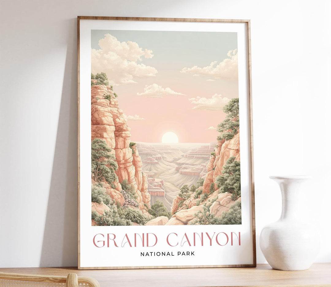 Grand Canyon National Park Travel Art Print