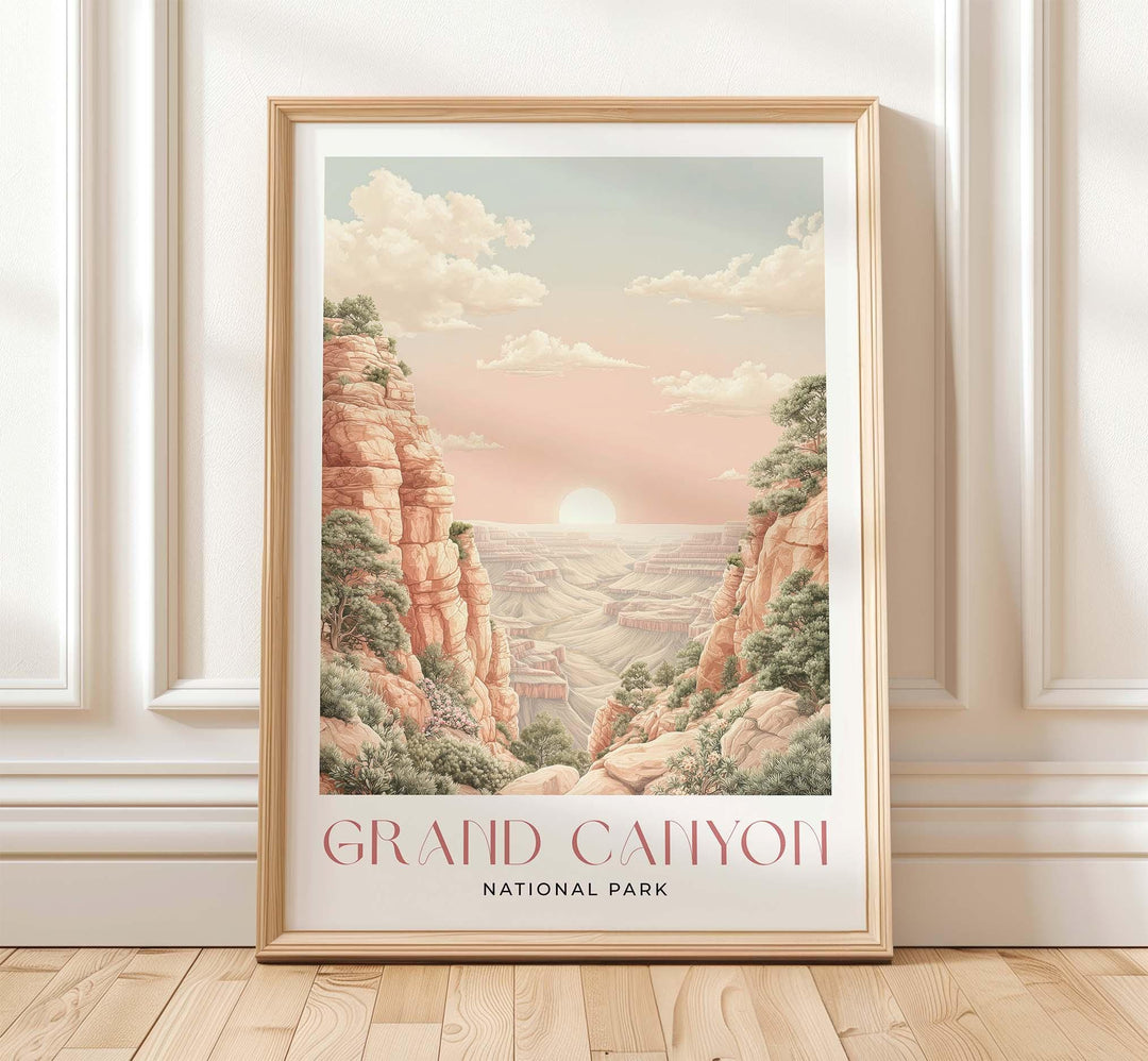 Grand Canyon National Park Travel Art Print