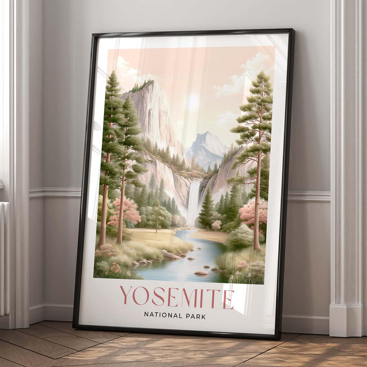 Yosemite National Park Travel Art Print
