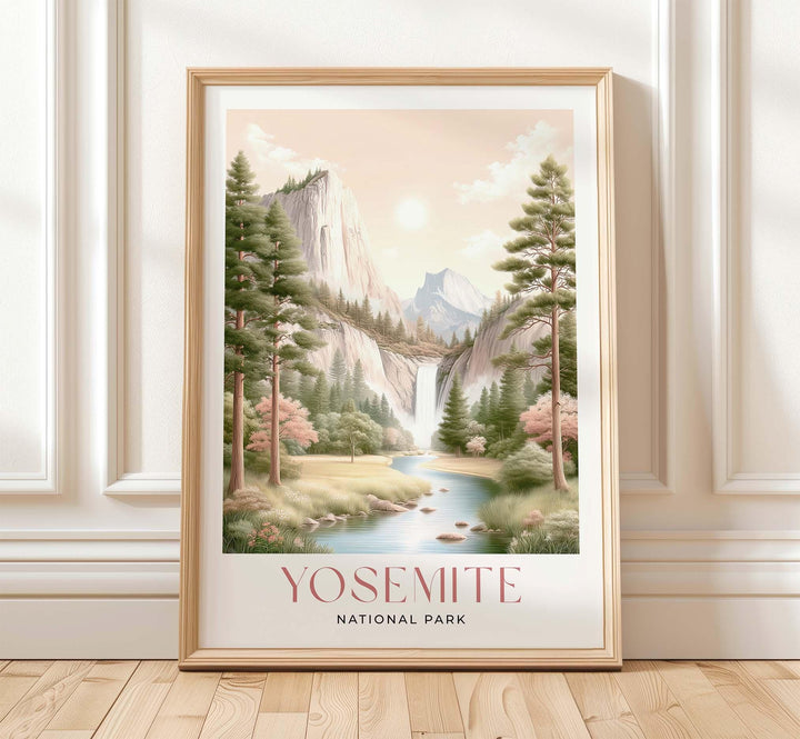 Yosemite National Park Travel Art Print