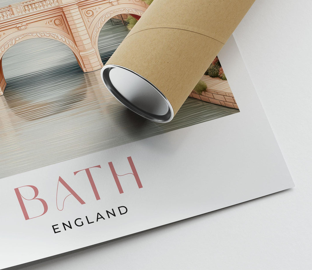 Bath Travel Art Print