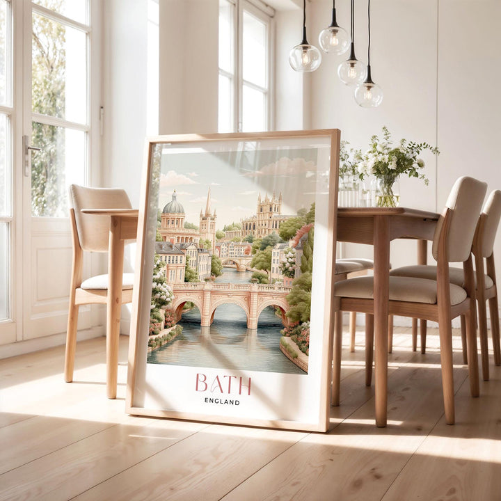 Bath Travel Art Print