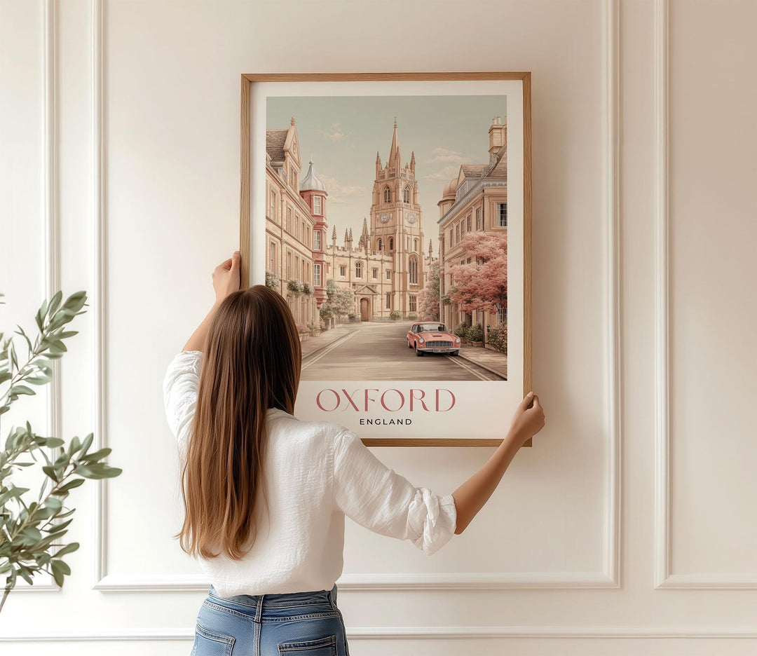 Oxford Travel Art Print